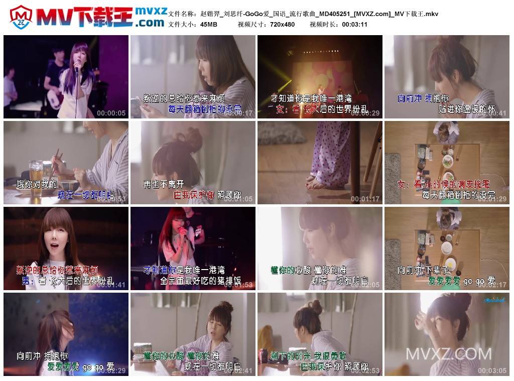 赵锴羿_刘思纤-GoGo爱_国语_流行歌曲_MD405251